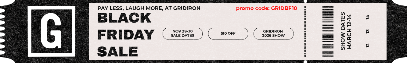 Gridiron Black Friday web banner short